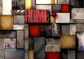 Fototapetas Artgeist Colorful Home, 105 cm x 150 cm