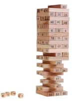 mediniai stalai - BRAIN GAMES Stalo žaidimas Didelė medinė Jenga, LT - 2 nuotrauka