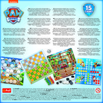 paw patrol senukai - TREFL Stalo žaidimų rinkinys PAW PATROL 15 in 1 „Šuniukai-patruliai“ - 3 nuotrauka