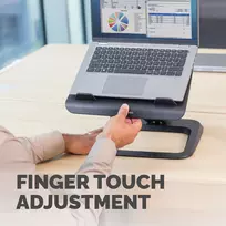 standing desk - NB ACC STAND HANA LT/BLACK 100016994 FELLOWES - 4 nuotrauka