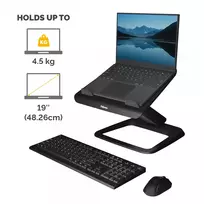 standing desk - NB ACC STAND HANA LT/BLACK 100016994 FELLOWES - 7 nuotrauka