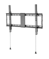 laikiklis 200x200 - Fiksuotas sieninis laikiklis DELTACO OFFICE lankstomas, 37"-80", 70kg, 200x200-600x400, juodas / ARM - 6 nuotrauka