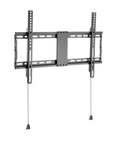laikiklis 200x200 - Fiksuotas sieninis laikiklis DELTACO OFFICE lankstomas, 37"-80", 70kg, 200x200-600x400, juodas / ARM - 7 nuotrauka