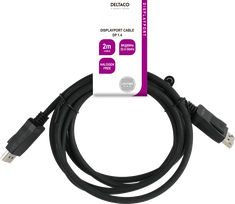 displayport 2.0 kabelis laidas - DELTACO 202210031007 - 2 nuotrauka