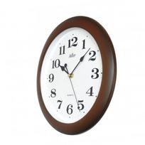 kvarciniai laikrodziai - ADLER 30021 DARK BROWN Sieninis kvarcinis laikrodis - 3 nuotrauka