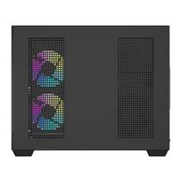 fan case - Darkflash B275 PRO kompiuterio korpusas (juodas) + 6 ventiliatoriai - 3 nuotrauka