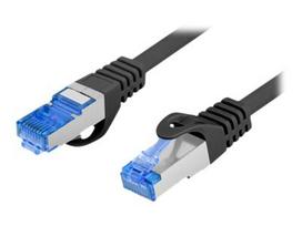 cat - Laidas Lanberg S/FTP CAT.6A Patchcord 20m Black - 2 nuotrauka