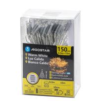 lauko girlianda ip44 - Aigostar LED lauko kalėdinė girlianda 150 LED, 8 funkcijos, 15,3 m, IP44, šilta - 3 nuotrauka