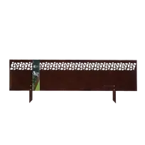 rudi bortai - Vejos bortas 4IQ, 105 cm x 0,5 cm x 35 cm, rudas (Brown) - 3 nuotrauka