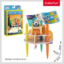 3d zaisl - Cubic Fun National Geographic 3D dėlionė Piešiantis Robotas - 3 nuotrauka