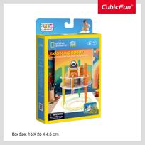 3d zaisl - Cubic Fun National Geographic 3D dėlionė Piešiantis Robotas - 4 nuotrauka