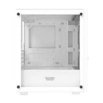 white case computer - Darkflash M305 Mesh kompiuterio korpusas be ventiliatorių (Baltas) - 2 nuotrauka