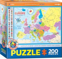 Eurographics Map Of Europe, 200 det.