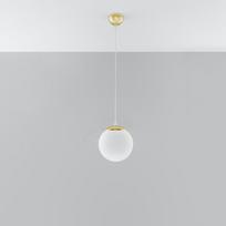 Sollux Ugo 20 SL.0715, E27, 1 x 60 W, balta/auksinė