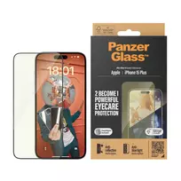iphone 7 apsauginis stiklas - PanzerGlass Ultra-Wide Fit Anti-Reflective+Anti-Blue iPhone 15 Plus - 4 nuotrauka