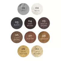 plauku pudra - Plaukų efektą sukurianti pudra-skaidulos Nanogen Keratin Hair Fibres 30 g, Medium Brown - 2 nuotrauka