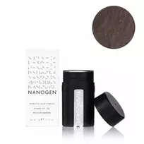 plauku pudra - Plaukų efektą sukurianti pudra-skaidulos Nanogen Keratin Hair Fibres 30 g, Medium Brown - 3 nuotrauka