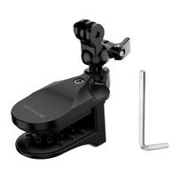 gopro kamera laikiklis - PULUZ Šalmo laikiklis veiksmo kameroms (Juodas) - 2 nuotrauka