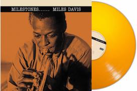 lp ploksteles - Vinilinė plokštelė LP DAVIS MILES „Milestones“ (Orange Vinyl) (LP) - 2 nuotrauka