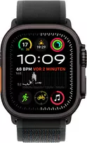 apple watch ultra - Apple Watch Ultra 2 GPS + Cellular 49mm Black Titanium Case with Black Trail Loop - S/M - 5 nuotrauka