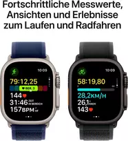 apple watch ultra - Apple Watch Ultra 2 GPS + Cellular 49mm Black Titanium Case with Black Trail Loop - S/M - 7 nuotrauka