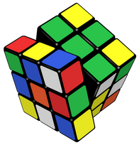 rubiko kubas 3x3 - Galvosūkis kubikas-rubikas 5,5 cm - 2 nuotrauka
