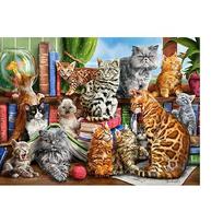 puzzle 2000 - Castorland Puzzle Hause Of Cats 2000pcs - 2 nuotrauka