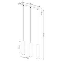 led sviestuvas 10w - Sollux Lagos 3L, GU10, 3 x 10 W, alyvuogių žalia - 3 nuotrauka