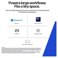 265k intel - HP Z2 Mini G1i ,  Intel Core Ultra 7 265 ,  32GB DDR5 ,  1TB SSD ,  NVIDIA RTX A1000 8GB ,  Juodas (Black) - 10 nuotrauka