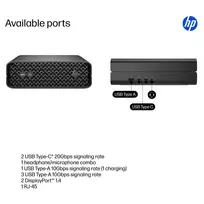 265k intel - HP Z2 Mini G1i ,  Intel Core Ultra 7 265 ,  32GB DDR5 ,  1TB SSD ,  NVIDIA RTX A1000 8GB ,  Juodas (Black) - 15 nuotrauka