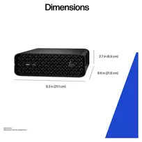 265k intel - HP Z2 Mini G1i ,  Intel Core Ultra 7 265 ,  32GB DDR5 ,  1TB SSD ,  NVIDIA RTX A1000 8GB ,  Juodas (Black) - 17 nuotrauka