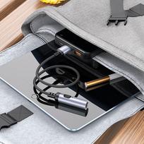 ziebtuveliai - Hoco UA30 USB A į cigarečių žiebtuvėlį adapteris 0,3m Juodas (Black) - 3 nuotrauka
