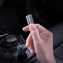 ziebtuveliai - Hoco UA30 USB A į cigarečių žiebtuvėlį adapteris 0,3m Juodas (Black) - 4 nuotrauka