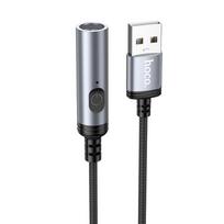 ziebtuveliai - Hoco UA30 USB A į cigarečių žiebtuvėlį adapteris 0,3m Juodas (Black) - 7 nuotrauka