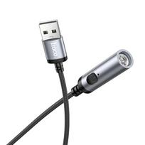 ziebtuveliai - Hoco UA30 USB A į cigarečių žiebtuvėlį adapteris 0,3m Juodas (Black) - 8 nuotrauka
