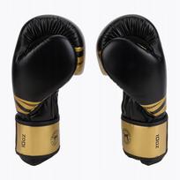 bokso pirstines 16 oz - Bokso pirštinės Venum Challenger 3.0 - Juodos/auksinės - 2 nuotrauka