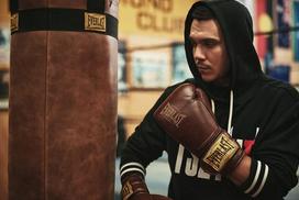 everlast pirstines - Everlast 1910 Classic rudos bokso pirštinės EV1910 - 2 nuotrauka