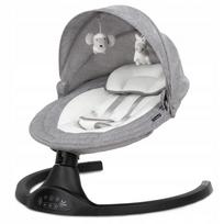 elektriniai gultukai - Kidwell LUXI 2in1 elektrinis gultukas/sūpynės, melanžas/juodas (Dark Melange/Black) - 3 nuotrauka