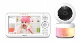 mobili aukle kudikiu stebejimo - VTech VM5463 White (Balta) - 3 nuotrauka