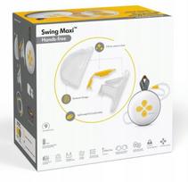 medela swing - MEDELA SWING MAXI dvigubas pientraukis su įkraunama baterija - 3 nuotrauka