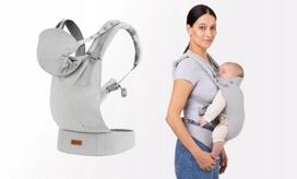 kudikio nesiokle - Nešioklė Momi Collet Grey - 3 nuotrauka