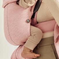 kudikio nesiokle - BABYBJORN nešioklė MINI 3D JERSEY, light pink, 021077 - 2 nuotrauka