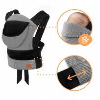 kinderkraft - Nešioklė Kinderkraft Adoree, Grey - 3 nuotrauka