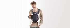 kudikio nesiokle - BABYBJORN nešioklė Mini, Mesh 3D, Pilkas, 021018 - 2 nuotrauka