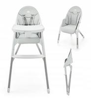 maitinimo kedutes - Maitinimo kėdutė Kinderkraft Dinnly, pilka (Grey) - 3 nuotrauka