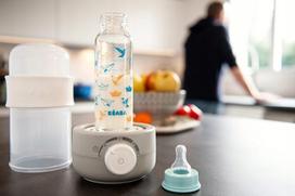 buteliuku sildytuvas sterilizatorius - BEABA BUTELIUKŲ ŠILDYTUVAS-STERILIZATORIUS BABY MILK SECOND, Pilkas - 2 nuotrauka