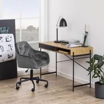 brooke kede - Darbo kėdė Home4you Brooke, pilka - 10 nuotrauka