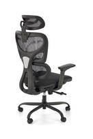 darbo kedes ratukai -  Gotard, 75 x 71 x 114 - 126 cm, juoda - 7 nuotrauka