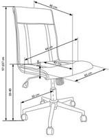 offici kede - Halmar Stilo 2 Office Chair Dark Grey - 2 nuotrauka
