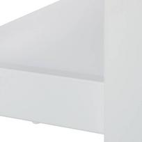 l formas rasomasis stalas - Rašomasis stalas VLX L-Shaped Corner 800747, baltas - 3 nuotrauka